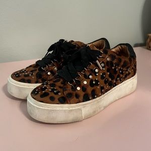 Joie leopard sneakers